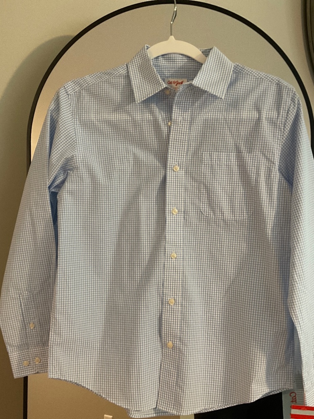 Boy Button Up Cat & Jack Shirt Size 10/12